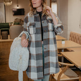 Madeline Long Plaid Shacket