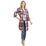 Madeline Long Plaid Shacket