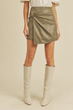 Kayla Unbalanced Mini Skirt